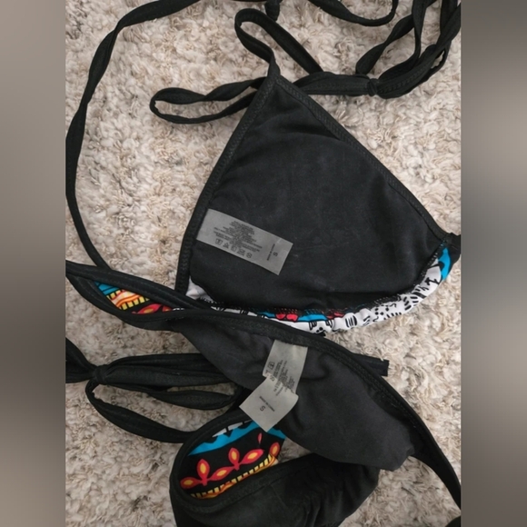 Colorful Patterned Bikini Set - Picture 3 of 3